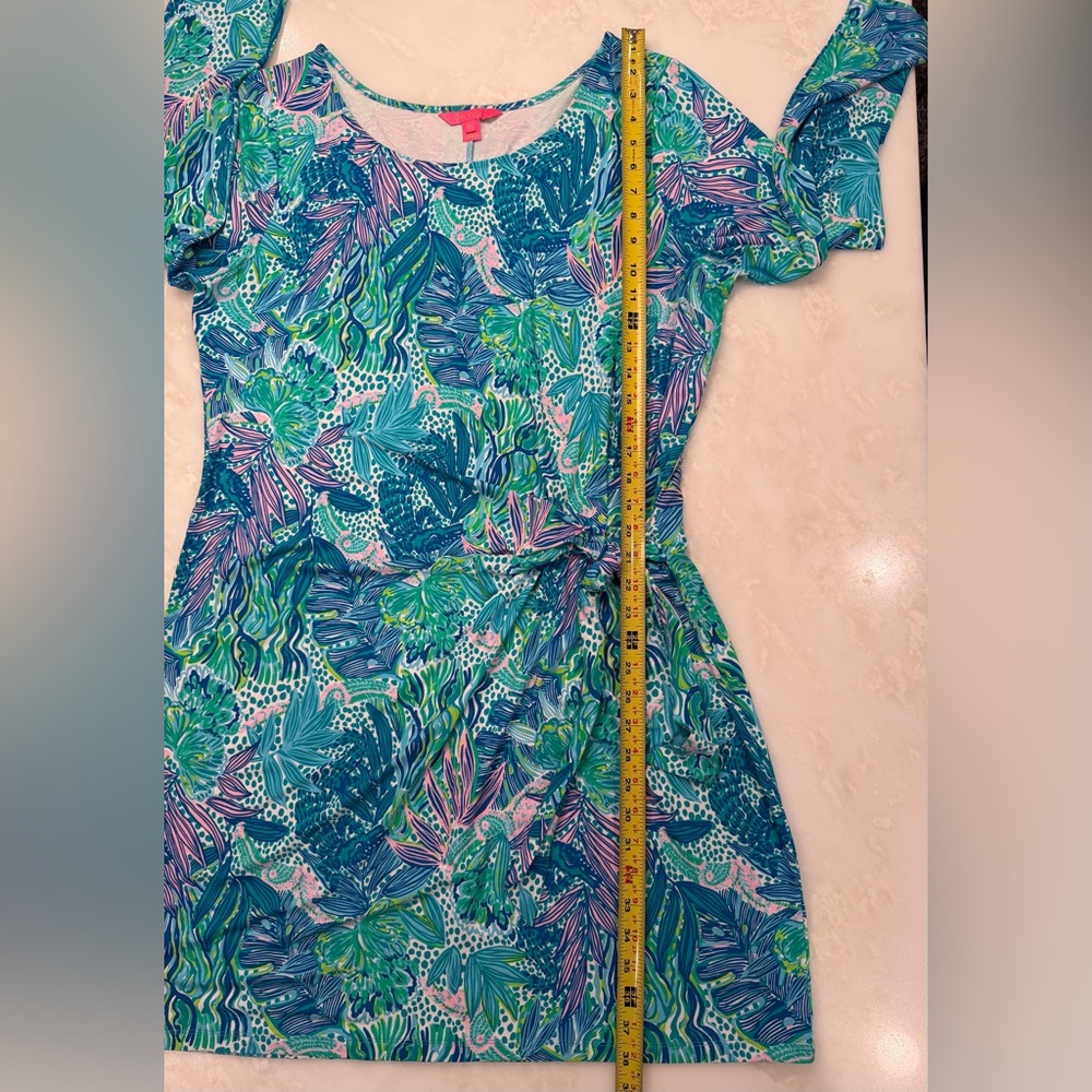 *NWOT* Lilly Pulitzer Bryson “Holiday in the Sun” Botanical Print Dress Sz.XXL - Picture 9 of 9